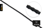 Positive Locking Cord INVISTA CORDURA® TRUELOCK(TM) Schwarz 3,2 mm