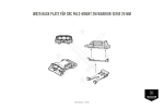 WB25 Back Plate for SRC PALS-Mount 2M Warrior-Series 25 mm (1.00") Black