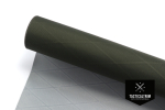 VX21 Dark Green X-Pac® X4-Laminat mit 210 den Nylon, X-PLY® und 50 den Polyester Rücken Teilstück 74 cm x 100 cm