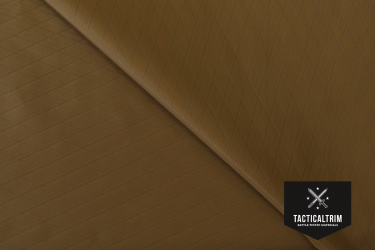 VX21 Coyote Brown X-Pac® X4-Laminate with 210 den Nylon, X-PLY® and 50 den Polyester Backing Segment 74 cm x 100 cm