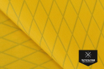 VX21 Federal Yellow X-Pac® X4-Laminat mit 210 den Nylon, X-PLY® und 50 den Polyester Rücken Teilstück 74 cm x 100 cm