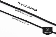 Positive Locking Cord Nylon Orange 3,2 mm (1/8")