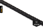 Positive Locking Shock Cord INVISTA CORDURA® TRUELOCK(TM) elastisch Schwarz 3,2 mm