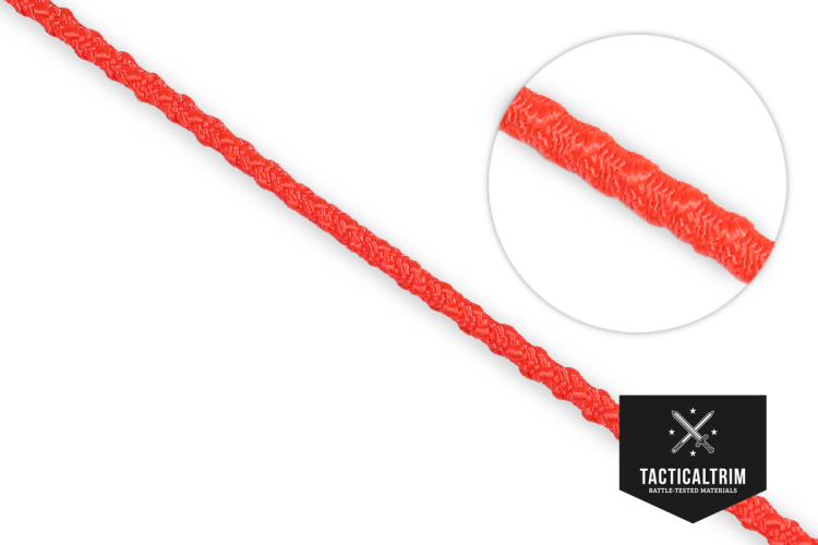 Positive Locking Shock Cord Nylon elastic Orange 3,2 mm (1/8")