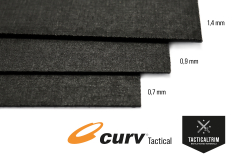 Black Curv® Tactical 0,9 mm (1/2) Halbe Platte 136 cm x 75 cm