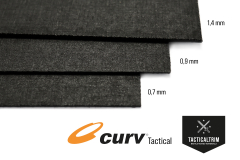 Black Curv® Tactical 1,4 mm (1/2) Halbe Platte 136 cm x 75 cm