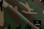 Sample 500 den WESTRIDGE® Nylon PU-coated M81 Woodland approx. 14.8 cm x 10.5 cm