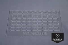 PALS-Template cm-scale Transparent 390 x 227 mm
