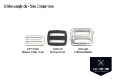 OnlyPrecision Triglide 25 mm (1.00") Satin Finish Aluminum