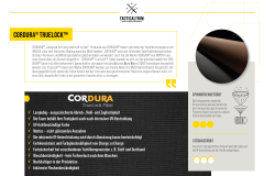1100&nbsp;dtex INVISTA CORDURA&reg; TRUELOCK(TM) Solution-Dyed PU-beschichtet PFC-Frei Coyote Brown Meterware