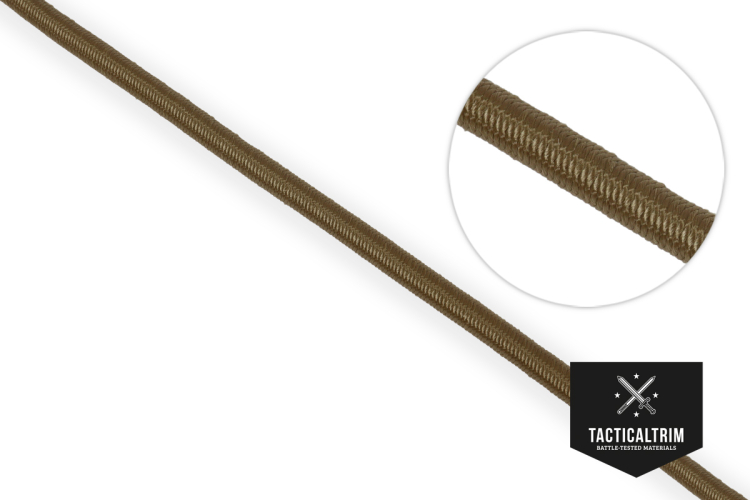 Shock Cord INVISTA CORDURA® TRUELOCK(TM) elastic Coyote Brown 4,8 mm (3/16")
