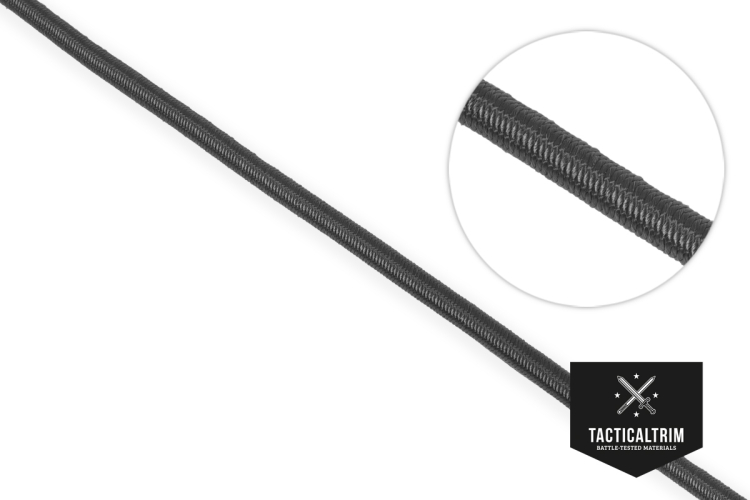 Shock Cord INVISTA CORDURA® TRUELOCK(TM) elastic Wolf Grey 4,8 mm (3/16")