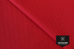 Muster VX21 True Red X-Pac® X4-Laminat mit 210 den Nylon, X-PLY® und 50 den Polyester Rücken ca. 14,8 cm x 10,5 cm