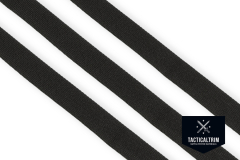 Nylon Gurtband Schwarz Solution-Dyed, 19 mm, Meterware