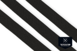 Nylon Gurtband Schwarz Solution-Dyed, 25 mm, Meterware