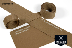 Nylon Gurtband Coyote Brown Solution-Dyed, 40 mm, Meterware