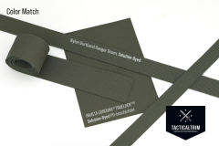 Nylon Gurtband Ranger Green Solution-Dyed, 19 mm, Meterware