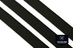 Nylon Einfassband Schwarz Solution-Dyed, 25 mm, Meterware