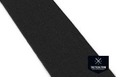 Nylon Einfassband Schwarz Solution-Dyed, 25 mm, Meterware