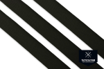 Nylon Einfassband Schwarz Solution-Dyed, 25 mm, Meterware