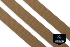 Nylon Einfassband Coyote Brown Solution-Dyed, 25 mm,...