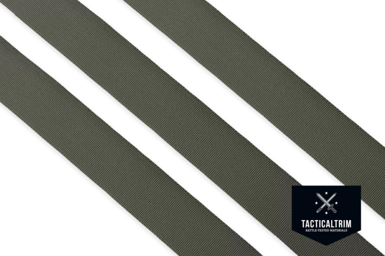 Nylon Einfassband Ranger Green Solution-Dyed, 25 mm, Meterware