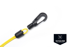 Großer Shock Cord-Haken 8 mm Schwarz