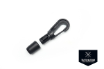 Großer Shock Cord-Haken 8 mm Schwarz