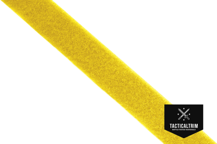 VELCRO® Flausch 25 mm Gelb Meterware