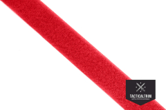 VELCRO® Flausch 25 mm Rot Meterware
