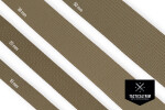 Nylon Gurtband Tan 499 Solution-Dyed, 38 mm, Meterware