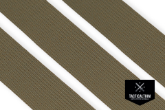 Nylon Gurtband Tan 499 Solution-Dyed, 50 mm, Meterware
