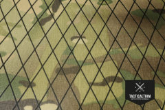 Muster X33 MultiCam&reg; Original X-Pac&reg; X3-Laminat mit 330 den Nylon und Schwarzem Polyester X-PLY&reg; ca. 14,8 cm x 10,5 cm