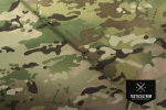 Muster X33 MultiCam® Original X-Pac® X3-Laminat mit 330 den Nylon und Schwarzem Polyester X-PLY® ca. 14,8 cm x 10,5 cm