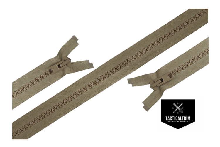 YKK VISLON® Profilreißverschluss teilbarer 5 VS, Zweiwegöffnung, Tan 499, 50 cm