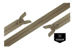 YKK VISLON® Profilreißverschluss teilbarer 5 VS, Zweiwegöffnung, Tan 499, 50 cm