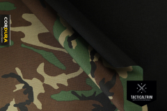 500 den/1000 den SQUADRON® Woodland M81/Black CUSTOM CUT