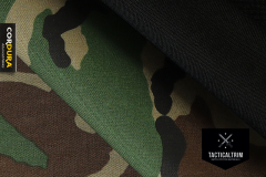 500 den/1000 den SQUADRON® Woodland M81/Black CUSTOM CUT