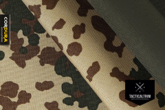 500 den/500 den MOLLEtex INVISTA CORDURA® 3 color Flecktarn/RAL7013 CUSTOM CUT