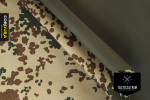 500 den/500 den MOLLEtex INVISTA CORDURA® 3 color Flecktarn/RAL7013 CUSTOM CUT