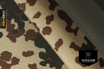 500 den/500 den MOLLEtex INVISTA CORDURA® 3 color Flecktarn/RAL7013 CUSTOM CUT
